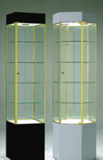 Showcases, store fixtures, curio cabinets and collector cases